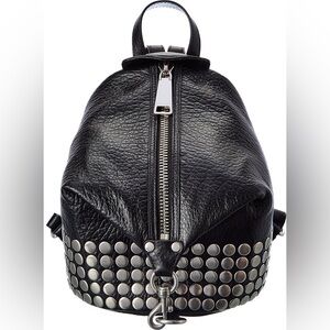 Rebecca Minkoff Julian Medium Studded Zip Leather Backpack
Black w/ Silver Studs